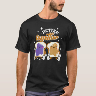 Camiseta Manteiga De Amendoim E Casal De Geleia Corresponde