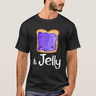 Camiseta Manteiga de amendoim e felpa de Casal corresponden