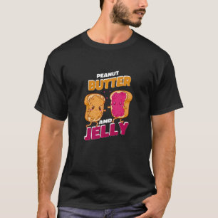 Camiseta Manteiga de Amendoim E Geléia Comestível Semente d