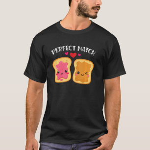 Camiseta Manteiga De Amendoim E Geleia Correspondem Perfeit