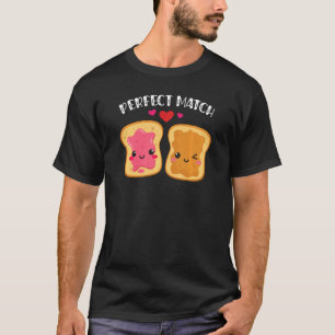 Camiseta Manteiga De Amendoim E Geleia Correspondem Perfeit