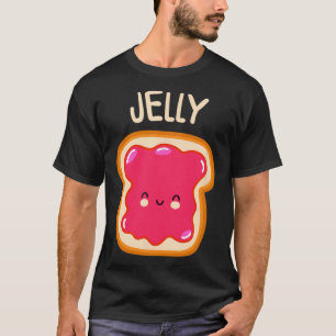 Camiseta Manteiga de Amendoim e Geleia Gêmeos Melhores Amig