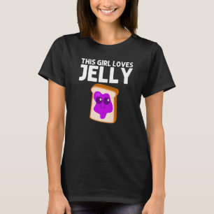 Camiseta Manteiga De Amendoim E Geleia Para Meninas Que Cor