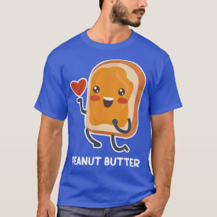 Camiseta Manteiga de amendoim Geleia Correspondente a Casai