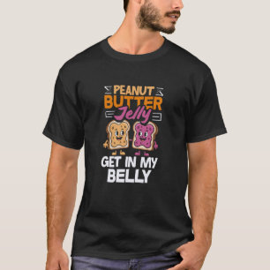 Camiseta Manteiga de Amendoim Geleia Entre no Meu Estômago