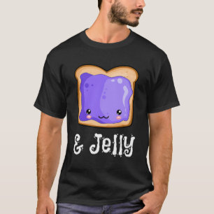Camiseta Manteiga De Amendoim Jelly Kawaii Pbj Corresponden