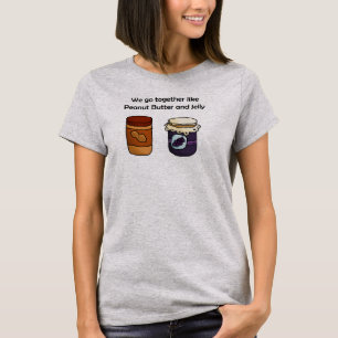 Camiseta Manteiga e geléia de amendoim
