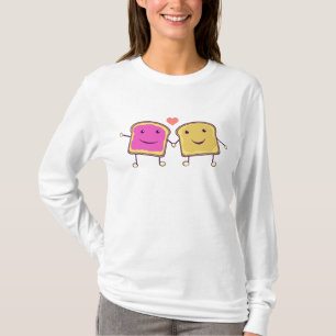 Camiseta Manteiga e geléia de amendoim