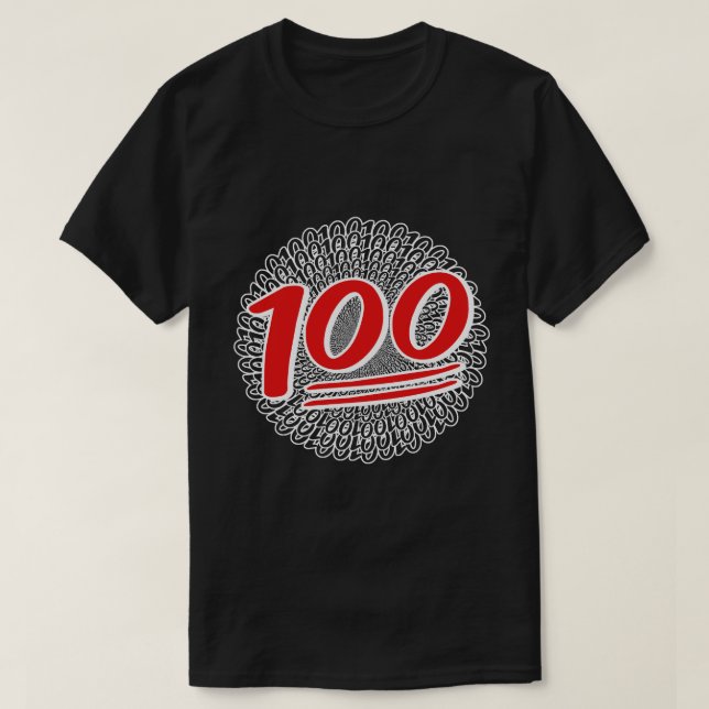 Camiseta Mantendo 100 T-Shirt o dia todo (Frente do Design)