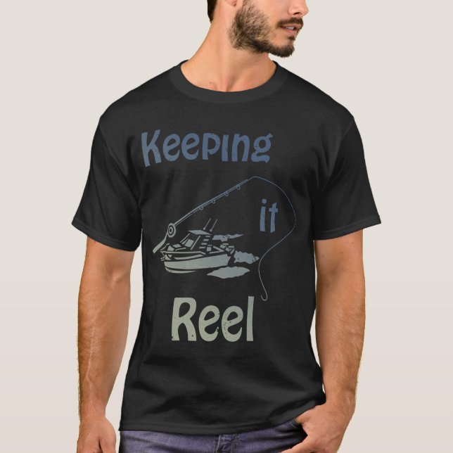 Camiseta Mantendo a Linha - Pesca (Frente)