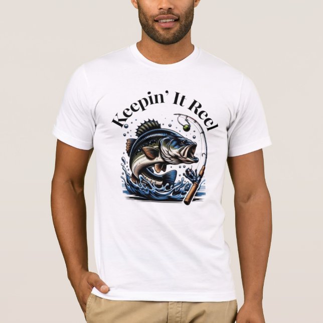 Camiseta Mantendo a Pesca Real  (Frente)