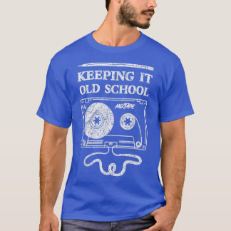 Camiseta Mantendo a velha escola - fita cassete retrorada 8