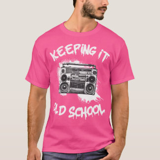 Camiseta Mantendo-A Vintage Vintage Vintage Boombox 80S Hip