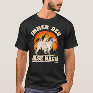 Camiseta Mantendo Immer Der Nase Nach Labrador Retriever