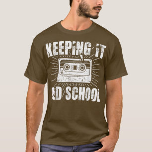 Camiseta Mantendo música antiga, fita salta gueto B