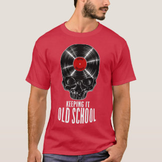 Camiseta Mantendo-O Coletor Vinta De Registro De Vinilo Da