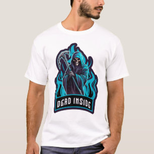 Camiseta Mantendo-O Morto Engraçado Dentro Com Presente Grá