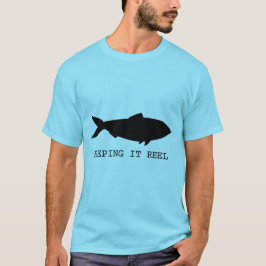 Camiseta Mantendo o Reel, Peixe Preto