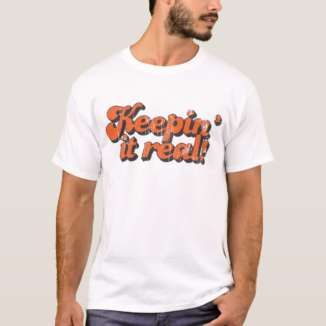 Camiseta Mantendo o t-shirt real (Frente)