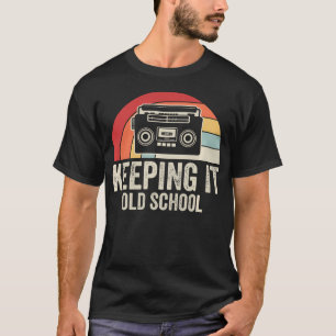 Camiseta Mantendo o Velho Estilo Retro 80S 90S Boombox