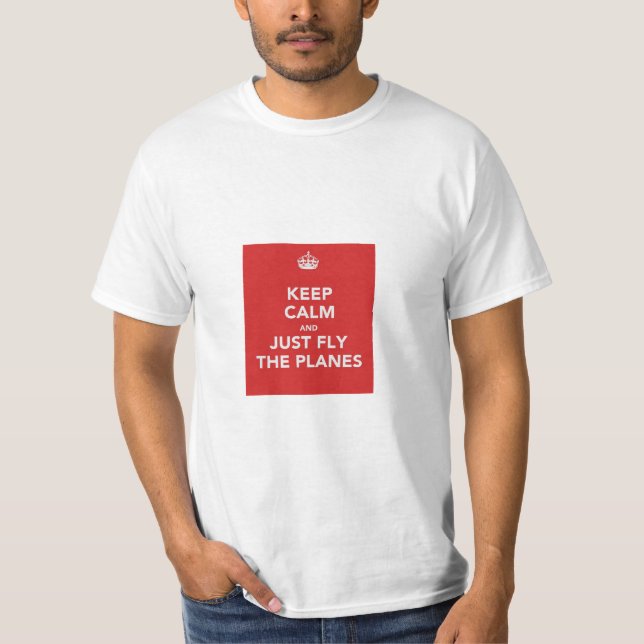 Camiseta Mantenha a calma (Frente)