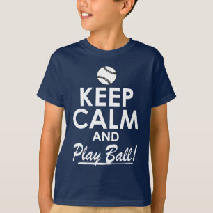 Camiseta Mantenha a calma e a bola