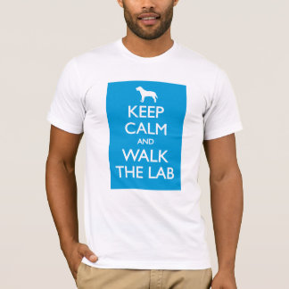 Camiseta Mantenha a calma e ande o laboratório