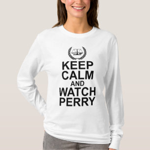 Camiseta Mantenha a Calma e Assista a Perry Escalas da Just