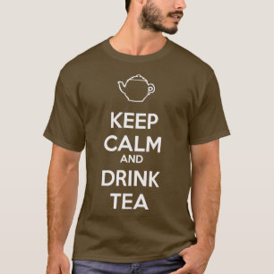 Camiseta Mantenha a calma e beba chá 22