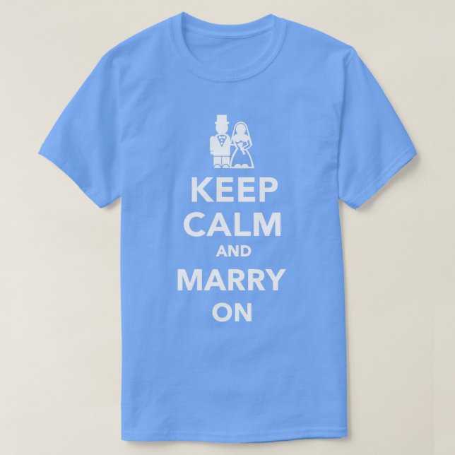 Camiseta Mantenha a calma e case em 3 (Frente do Design)