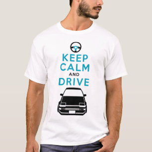 Camiseta Mantenha a calma e conduza - AE86- /version3