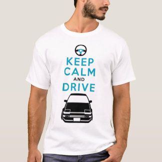 Camiseta Mantenha a calma e conduza - AE86- /version3