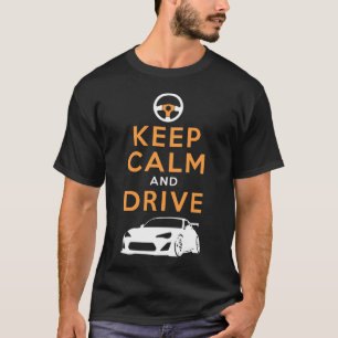 Camiseta Mantenha a calma e conduza - GT86- /version3