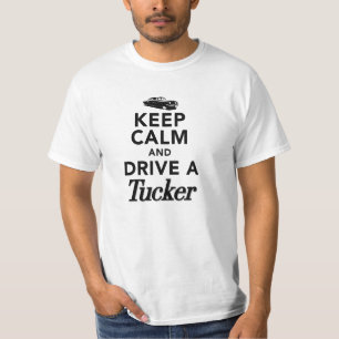 Camiseta Mantenha a calma e conduza um t-shirt de Tucker
