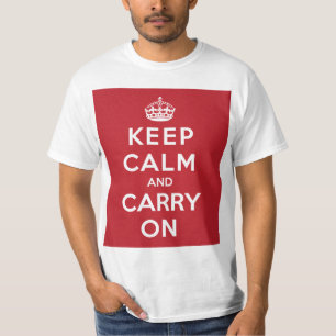 Camiseta Mantenha a calma e continue