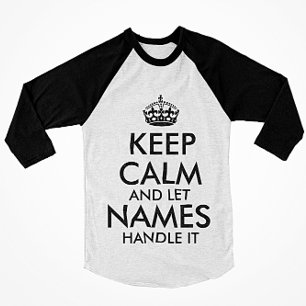 Camiseta mantenha a calma e deixe-a para adicionar seu