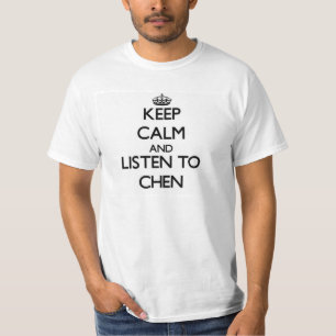 Camiseta Mantenha a calma e escute Chen