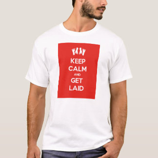 Camiseta Mantenha a Calma e Faça Sexo