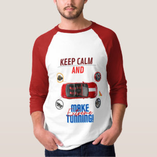 CAMISETA MANTENHA A CALMA E FAÇA UM AJUSTE EXTREMO