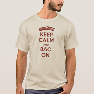 Camiseta Mantenha a calma e o CCB no t-shirt