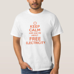 Camiseta Mantenha a calma e pergunte-me sobre o Ambit livre