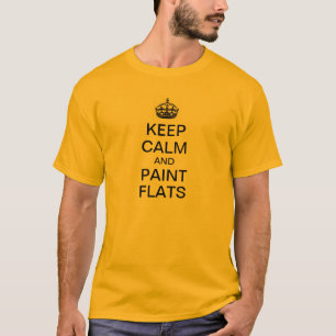 Camiseta Mantenha a calma e pinte apartamentos