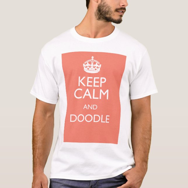 CAMISETA MANTENHA A CALMA E RABISQUE (Frente)