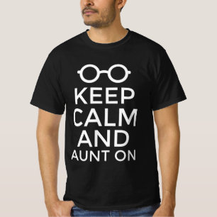 Camiseta Mantenha a calma e tia em