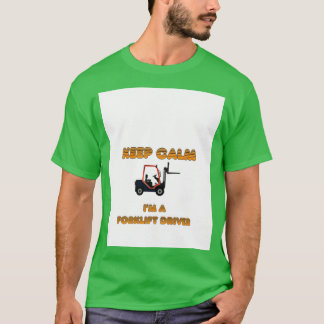 Camiseta Mantenha a calma Gráfico