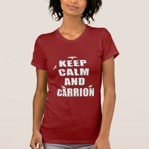 Camiseta Mantenha a calma & o cadáver