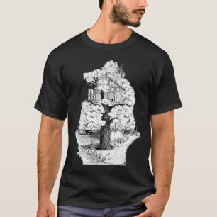 Camiseta Mantenha a Calma Peixe Em Presentes Divertidos de