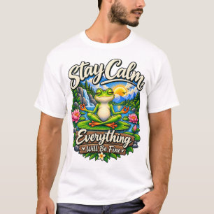 Camiseta Mantenha a Calma Tudo Vai Ficar Bem