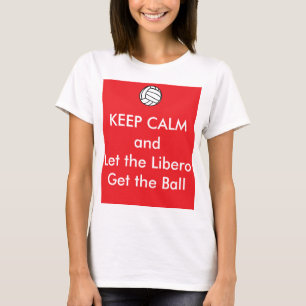 Camiseta Mantenha a calma voleibol