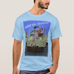 Camiseta Mantenha a cópia do rolamento do em
